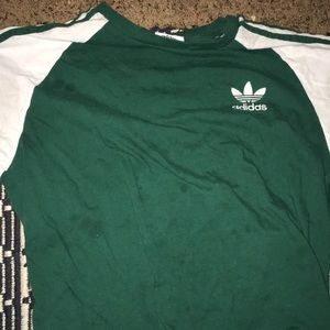 Green adidas shirt